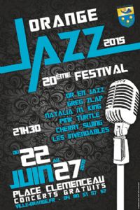 20ème Festival de jazz de la ville d'Orange. Du 22 au 27 juin 2015 à orange. Vaucluse. 